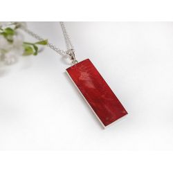 Anhänger Silber mit Koralle 925 kl348