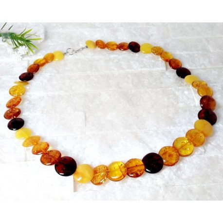 Bernsteinkette  Bernstein Collier 52 cm DC149a