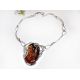 Bernstein Collier Silber 925 46 cm Bernsteinschmuck dc273