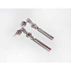 Ohrstecker Silber 925 rhodiniert Sterlingsilber sx143