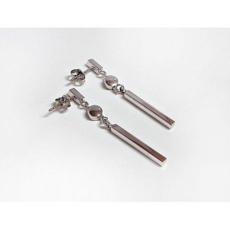 Ohrstecker Silber 925 rhodiniert Sterlingsilber sx143