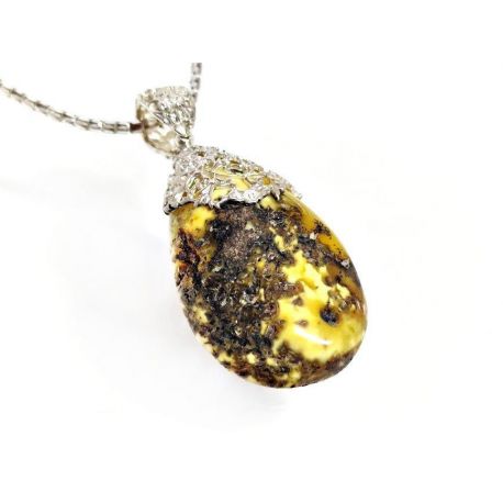 Bernstein Anhänger Silber 925 ba755