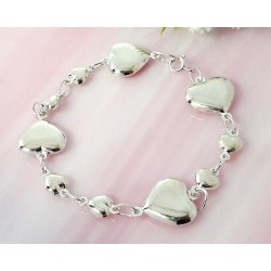 Armband Silber 925 Herz SG105