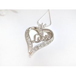 Herz Anhänger Silber 925 Silberschmuck SP69