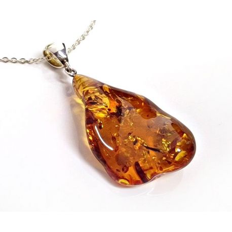 Bernstein Anhänger Silber 925 Bernsteinschmuck ba767
