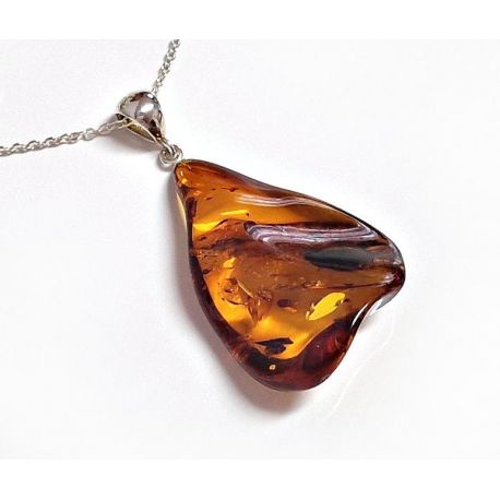 Bernstein Anhänger Silber 925 Bernsteinschmuck ba768