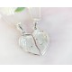 Partneranhänger Herz Silber 925 Silberschmuck SU245