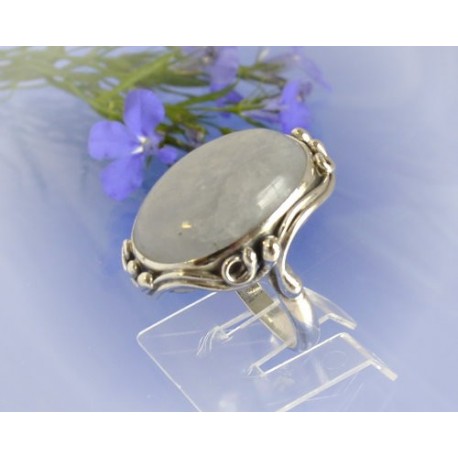Mondstein Ring Silber 925 mt50