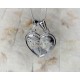 Partneranhänger Herz Silber 925 Silberschmuck SU245
