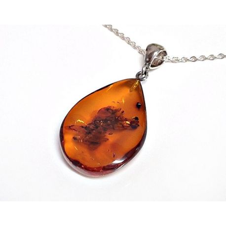 Bernstein Anhänger Silber 925 Bernsteinschmuck ba769