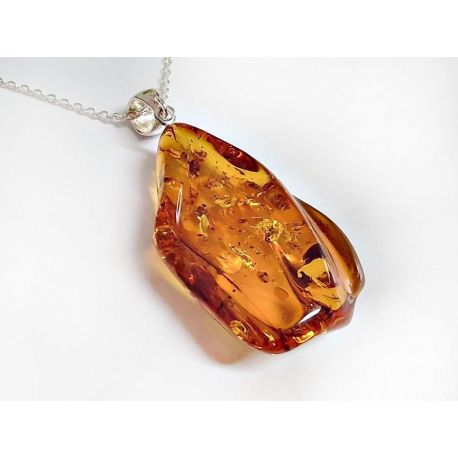 Bernstein Anhänger Silber 925 Bernsteinschmuck ba771