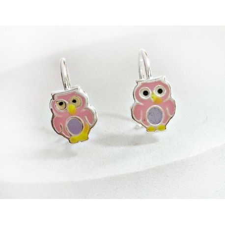 Ohrhänger Silber 925 Eule Kinderschmuck AK114