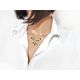Bernstein Kette Collier Silber 925  BC90