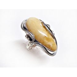 Bernstein Ring Silber 925 br367