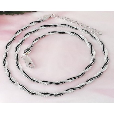 Silberschmuck - Designer-Collier 45cm Silber-925  SD118