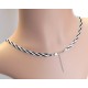 Silberschmuck - Designer-Collier 45cm Silber-925  SD110