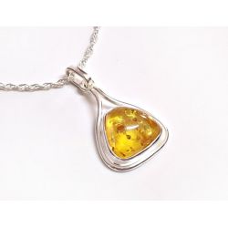 Bernstein Anhänger Silber 925 Bernsteinschmuck ba803