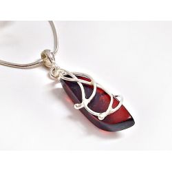 Bernstein Anhänger Silber 925 Bernsteinschmuck ba812