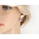 Bernstein Ohrstecker Silber 925 Ohrringe mehrfarbig Sterlingsilber ed48