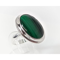 Ring Silber 925 Malachit  grün   SS111