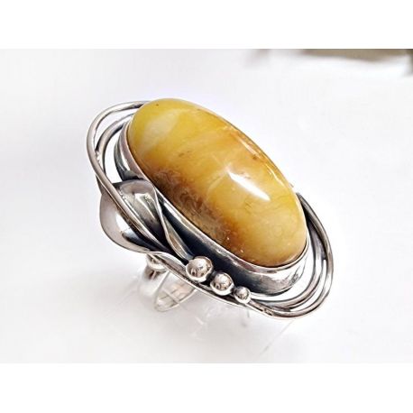 Bernstein Ring Silber 925 br373