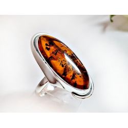 Bernstein Ring Silber 925 br374