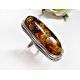 Bernstein Ring Silber 925 br379