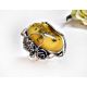 Bernstein Ring Silber 925 br384