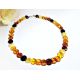 Bernsteinkette  Bernstein Collier Kette Plättchen DC11