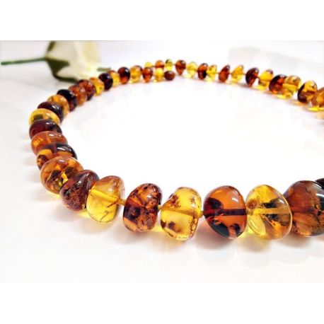 Bernsteinkette  Bernstein Collier dc124