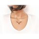 Bernstein Kette Silber 925 Collier Sterlingsilber dc311