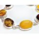Bernstein Armband Silber 925 bb323