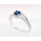 Ring Silber 925 Zirkonia blau SS117a