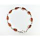 Bernstein Armband Silber 925 bb324