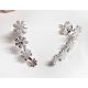 Ohrstecker Silber 925 Blumen Sterlingsilber sx155