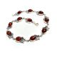 Bernstein Armband Silber 925 Sterlingsilber cu59