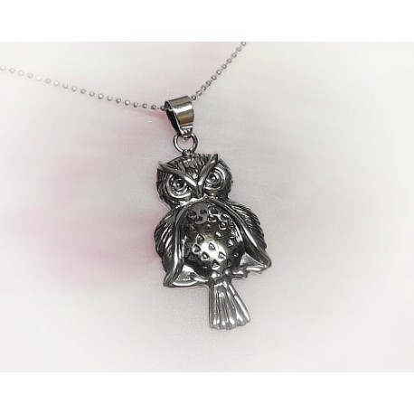 Silberschmuck - Eulen Anhänger  Silber-925  SU82
