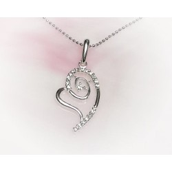 Silberschmuck - Anhänger Herz Silber-925 SP180