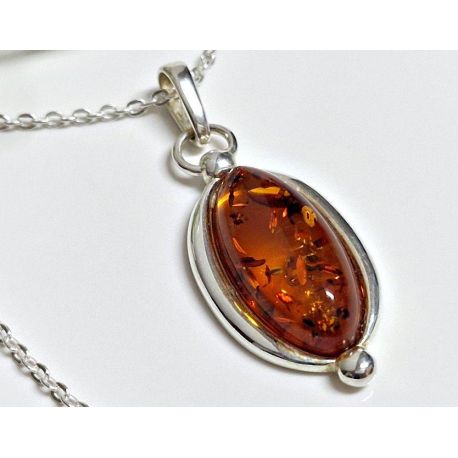 Bernstein Anhänger Silber 925 Bernsteinschmuck ba869