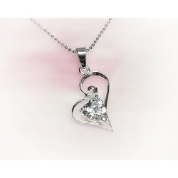 Silberschmuck - Anhänger Herz Silber-925  SP182