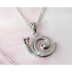 Schnecke Anhänger Silber 925 Silberschmuck SU296