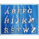 Buchstaben Anhänger Silber 925 Alphabet su266