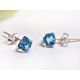 Ohrstecker Silber 925 blau sb271