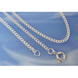 Panzerkette Silber 50cm Silber 925 KA20