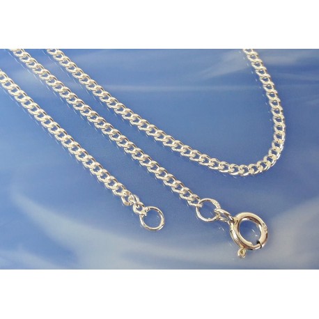 Panzerkette Silber 50cm Silber 925 KA20