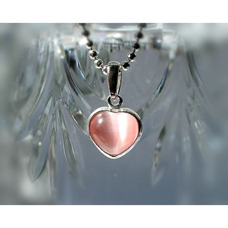 Anhänger Herz rosa Silber 925 ms25