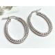 Creolen Silber 925 Ohrringe Sterlingsilber SC282