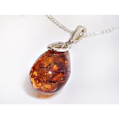 Bernstein Anhänger Silber 925 ba908