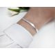 Armband Silber Schlangenkette flach Silber 925 18- 20 cm SG78