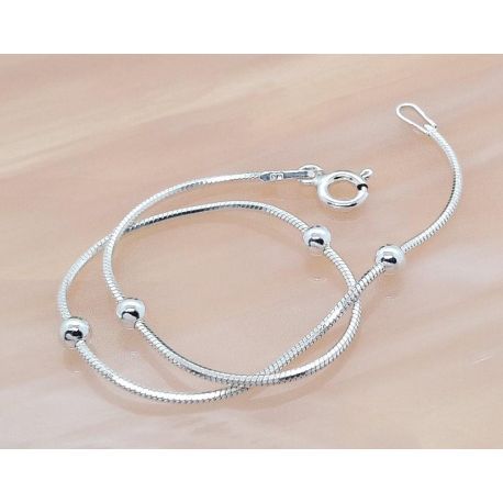 Kugel Armband Silber 925 Damen sg187